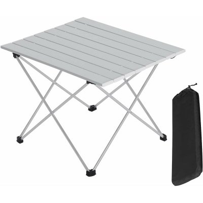 WOLTU Table de camping pliante l&eacute;ger et portable. Table de pique-nique en aluminium. 56x46x40cm