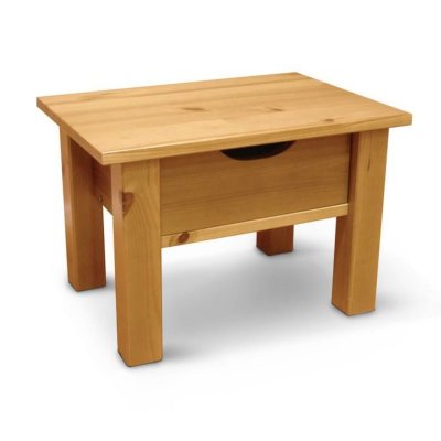 Table de chevet 1 tiroir bois massif tania