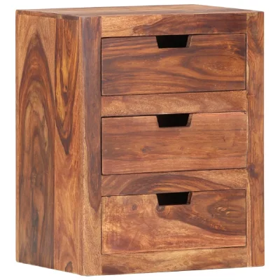 Table De Chevet 40x30x50 Cm Bois Massif Vidaxl