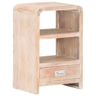 Table De Chevet 40x30x60 Cm Bois D'acacia Massif Vidaxl