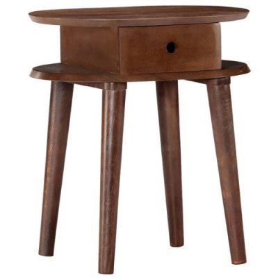 Table de chevet 50 x 35 x 55 cm Bois d'acacia massif