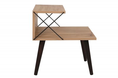 Table de chevet en bois [ ]Cross[ ] 50 x 40 x 55 cm - Pin