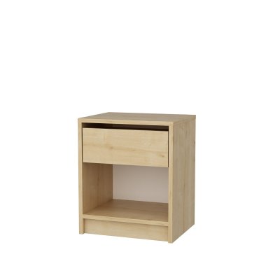 Table De Chevet En Bois ""sheridan"" - 45 X 40 X 53 Cm - Beige
