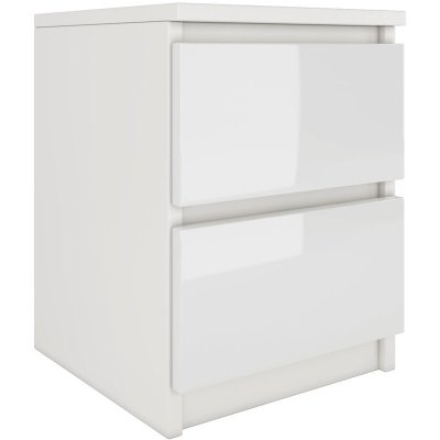 Table de chevet / Table de nuit moderne avec 2 tiroirs Malwa M2