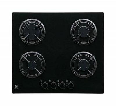 ELECTROLUX Table de cuisson &agrave; gaz - 7700W - 4 foyers - Noir