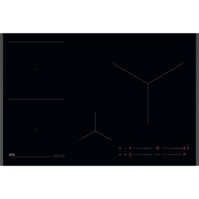 AEG Table de Cuisson &agrave; Induction  TO84IU0FFB 4 Zones 7200 W Noire