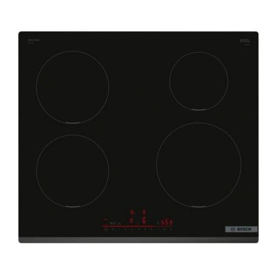 BOSCH Table de cuisson &agrave; induction  PIE631HC1E 7400W 4 zones noire