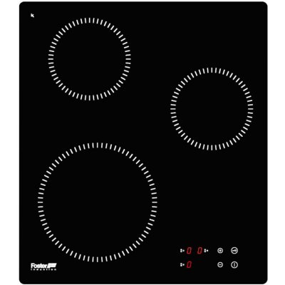 FOSTER Table de cuisson &agrave; induction S1000 3 feux Noir Encastrable 45 cm