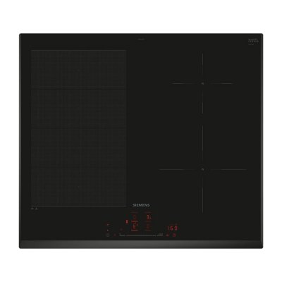 SIEMENS Table De Cuisson &Agrave; Induction  Ex651hec1e 4 Zones Noire