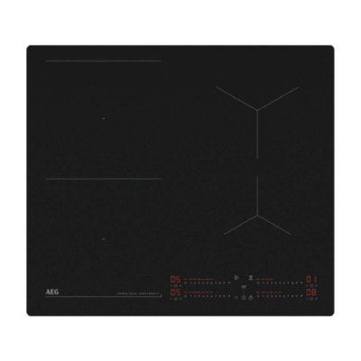 AEG Table de cuisson &agrave; induction TI64IB10IZ 7800 W 4 zones Noir