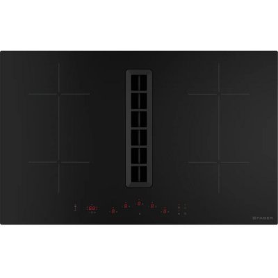 Table de cuisson aspirante induction 83cm 4 feux 7200w - 5484328 - FABER