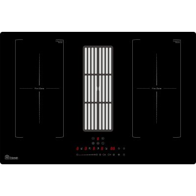 TRIOMPH Table de cuisson aspirante  80 cm TRCPIDA8000B (kit recyclage inclus)