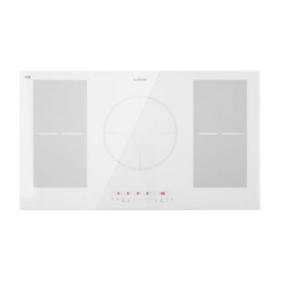 KLARSTEIN Table de cuisson - Delicatessa 90 Flex - Plaque vitroc&eacute;ramique - 7400W - 5 zones - Minuterie - Blanc