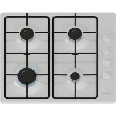 BOSCH Table de cuisson gaz  PBP6B2K80 - S&eacute;rie 2 - 58 x 4,5 x 51 cm