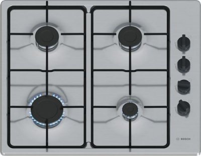 BOSCH Table de cuisson gaz  PBP6B5K80 - S&eacute;rie 2 - 58 x 4,5 x 51 cm