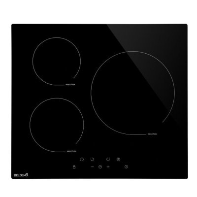 BELDEKO Table De Cuisson Induction 3 Foyers avec Minuterie -  TI3V-119
