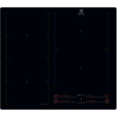ELECTROLUX Table de cuisson induction 60cm 4 feux 7350w noir EIV66453I