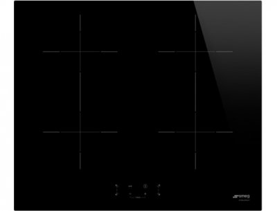 SMEG Table de cuisson Induction SIB2641D - 60cm - Verre C&eacute;ramique - Noir