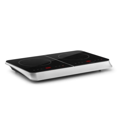 KLARSTEIN Table de cuisson - InnoChef - Plaque de cuisson - 3400W - Minuterie - Argent 