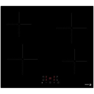 FAGOR Table de cuisson vitroc&eacute;ramique 59cm 4 feux noir FTV460C