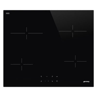 SMEG Table de cuisson vitroc&eacute;ramique  se264td1 noir