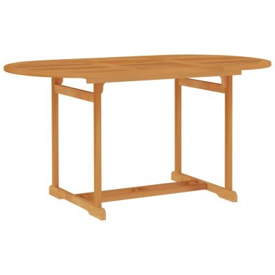 VIDAXL Table de jardin 150x90x75 cm Bois de teck massif  n/a