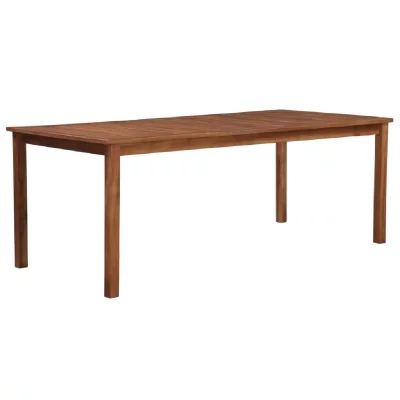 VIDAXL Table de jardin 200x100x74 cm Bois d'acacia massif  n/a