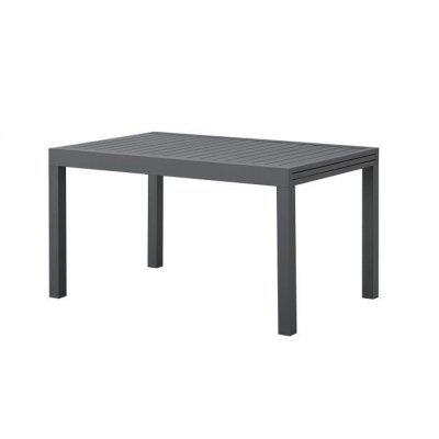 LOOK & FEEL Table de jardin extensible alu SABAIDECO Gris anthracite 6-8