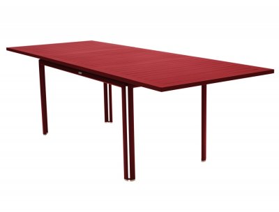 FERMOB Table de jardin  COSTA Alonge 160/240x90 - Piment