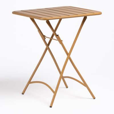 SKLUM Table De Jardin Pliante En Acier (60x60 Cm) Janti Moutarde