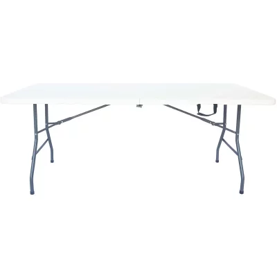 HABITAT ET JARDIN Table de jardin pliante ""foldy"" - 180 x 74 x 74 cm - blanc