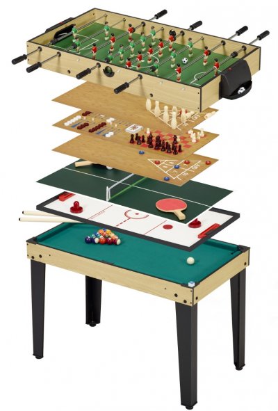 KANGUI Table de jeux 10 en 1 pour enfants