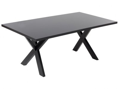 Table de salle &agrave; manger en mdf 6 personnes L180