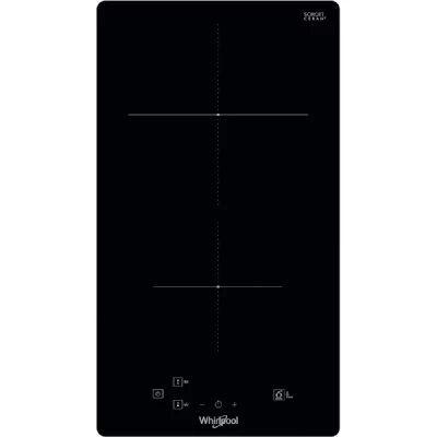 WHIRLPOOL Table domino induction 30cm 3600w noir - wsq0530ne wsq0530ne