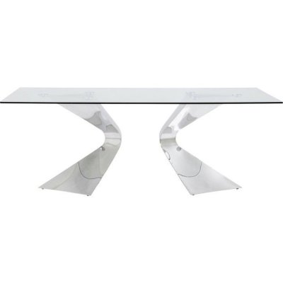 Table Gloria chrom&eacute;e 200x100cm Kare Design