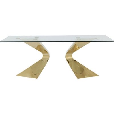 Table Gloria dor&eacute;e 200x100cm Kare Design