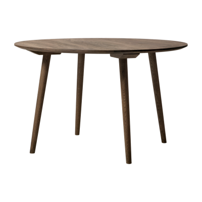 Table - IN BETWEEN SK4 Ch&ecirc;ne fum&eacute; Ch&ecirc;ne huil&eacute; &Oslash; 120 x H 73 cm