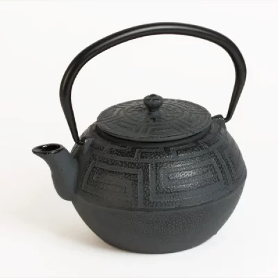 TABLE PASSION  - Th&eacute;i&egrave;re en fonte avec filtre inox 1.2 l zen gris