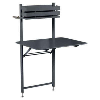 FERMOB Table pliable balcon Bistro acier carbone 57 x 77 cm