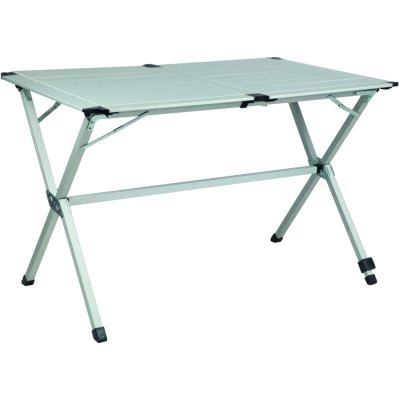 MIDLAND Table pliante Gap Less - 4 personnes - Gris