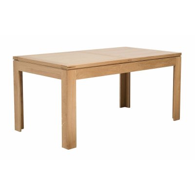 Table rectangulaire extensible en ch&ecirc;ne clair l160 &agrave; 240 - boston