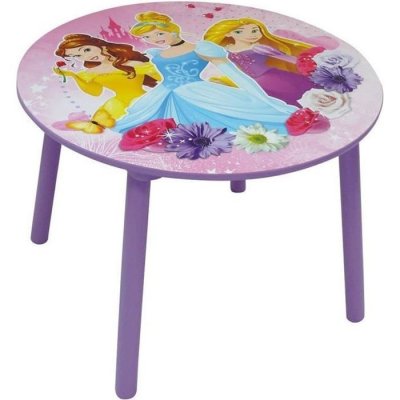 FUN HOUSE Table ronde princesse disney fleurs