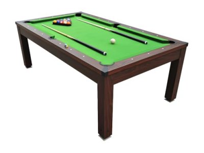 VENTE UNIQUE Table transformable - Billard IMPERIALE - Hauteur ajustable - 207 x 114 x 79 cm