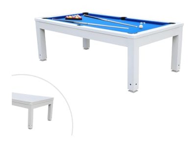 VENTE UNIQUE Table transformable - Billard SNOOKER - Hauteur ajustable - 207*114*79 cm