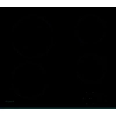 HOTPOINT Table vitroc&eacute;ramique  HR632B 4 foyers vitro Noir