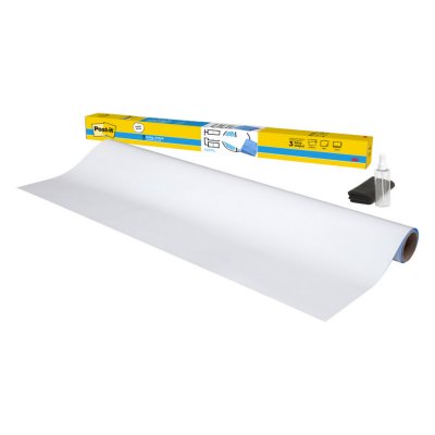POST IT Tableau blanc adh&eacute;sif Flex Write Post-it - H 121,9 x L 182,9 cm