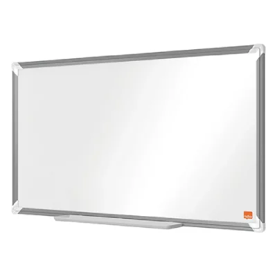 NOBO Tableau blanc laqu&eacute; Premium 16/9e H40 x L71 cm - Blanc - 