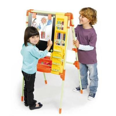 FABRICA DE JUGUETES CHICOS Tableau double face : mon premier tableau d'artiste magn&eacute;tique