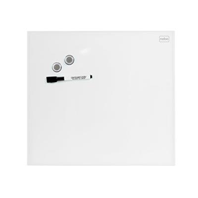 GENERIQUE Tableau M&eacute;mo Magn&eacute;tique En Verre - 450 X450 Mm -blanc - Nobo