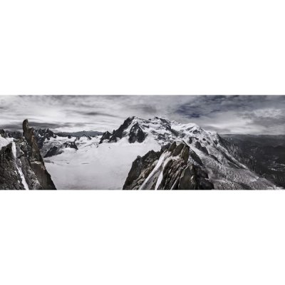 CEANOTHE Tableau sur toile domaine du mont blanc 30x97 cm 611174